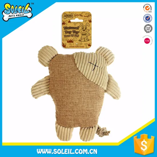 Competitive Price Customized Design Polyester Brown White Dog Plush Toys