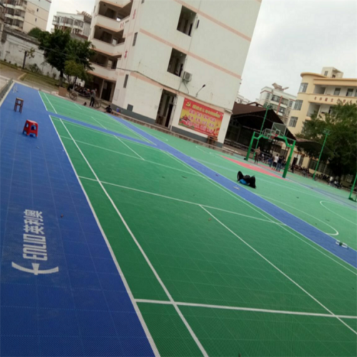 Jubin Gelanggang Modular Lantai Sukan Badminton Luaran Enlio