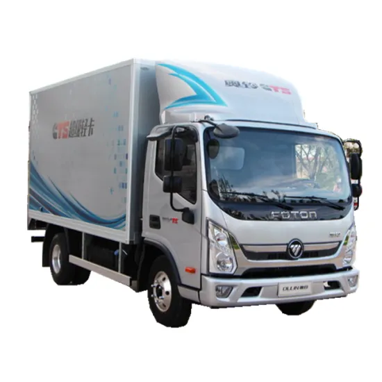 2019 Newest Foton Euro 6 Mini Cargo Van 20 Cubic Meter Delivery Light Truck With Cummins F2.8NS6B156 Engine For Sale