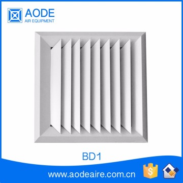 Aluminium ceiling air diffuser for HVAC system and air conditioning units, BD1 One way Beveled Edge Rectangular Diffuser