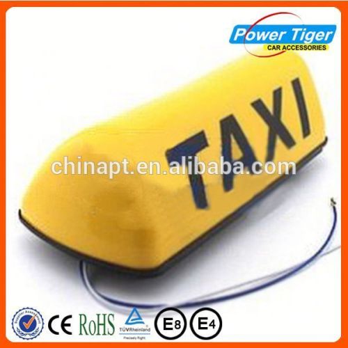 taxi waterproof outdoor full color double sided led taxi top advertising