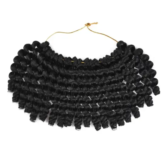 High Quality 100% Synthetic Hair Jamaican Bounce Jumpy Wand Curl Crochet Braid