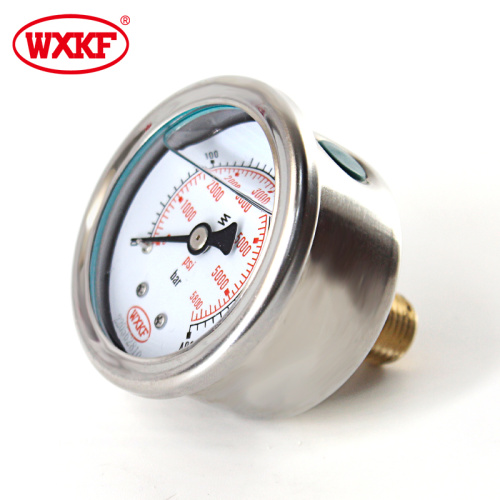 Wholesale Factory direct supply Stainless steel glycerine pressure gauge