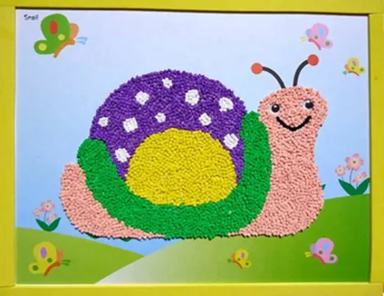 Handmade DIY EVA Creative Cartoon Pattern Decorative Painting for Kids