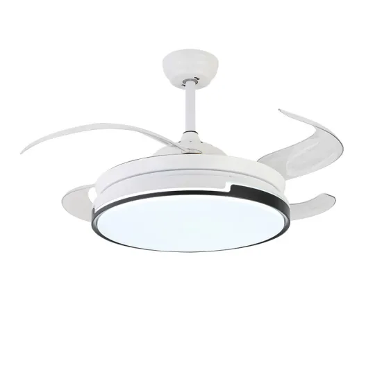 Modern Absorb Dome Light with Fan Chandelier for Living Room Ceiling