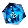 Bescon Dragon&#39;s Eye Ostry Zestaw Polyhedral Ności z 7, ręcznie robione Dragon&#39;s Eye Kości do gry w role