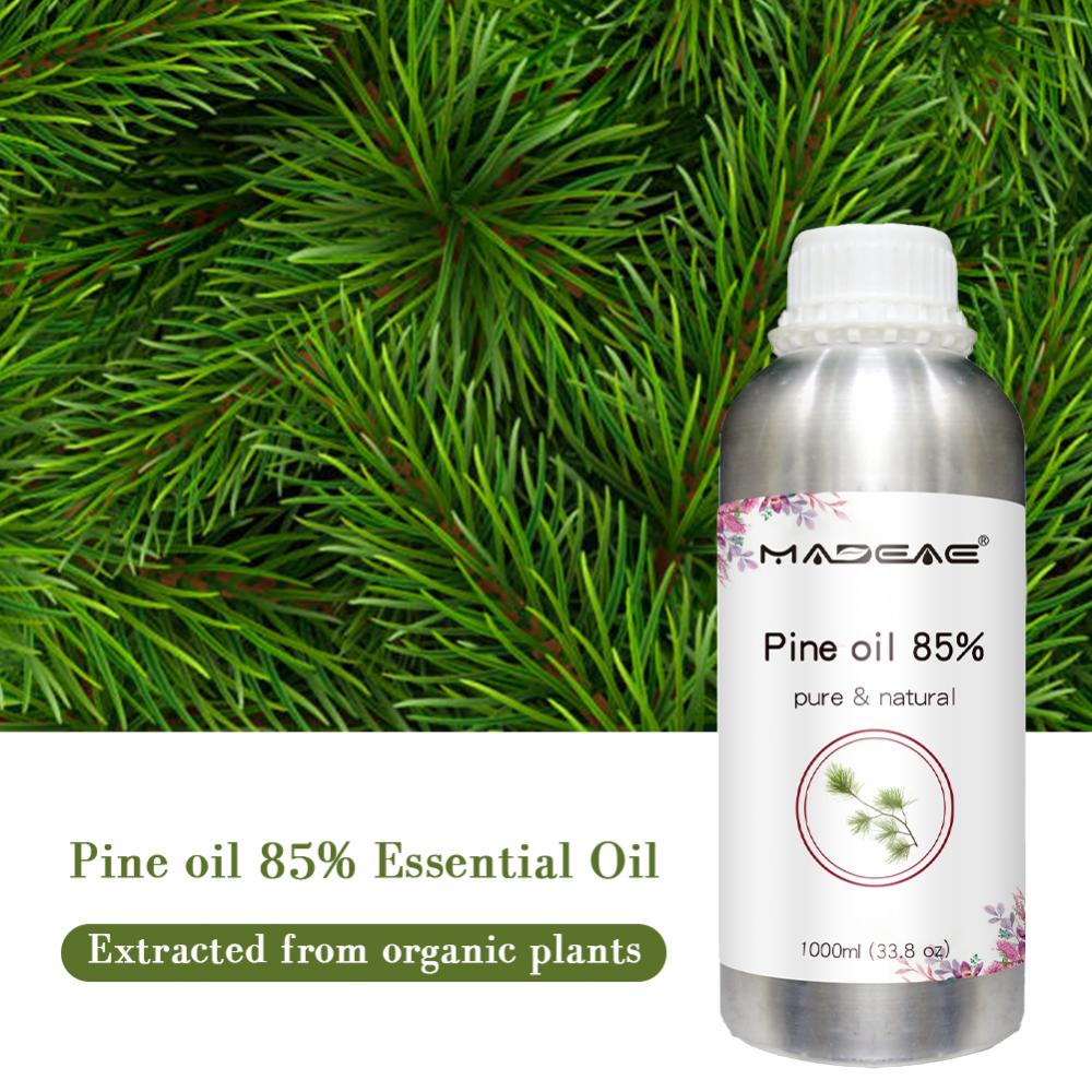 Label Privat Grosir Massal Minyak Pinus Alami Murni 85% Pohon Pohon Esensial Minyak 85%