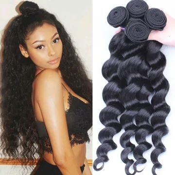 Alibaba Express New Products Unprocessed Keratin 100% Virgin Hair Human Loose Wave Hair