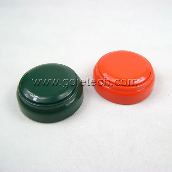 Sound button with sticker