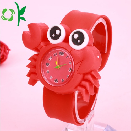 Kartun Hewan Bentuk Silicone Watch Bands Slap Bracelet