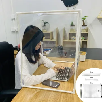 Sneeze Guard Shield Desk Partition Baffle Screen Anti-spray Transparent Isolation Board Protect Dividers Safe Secure Divider#Y20