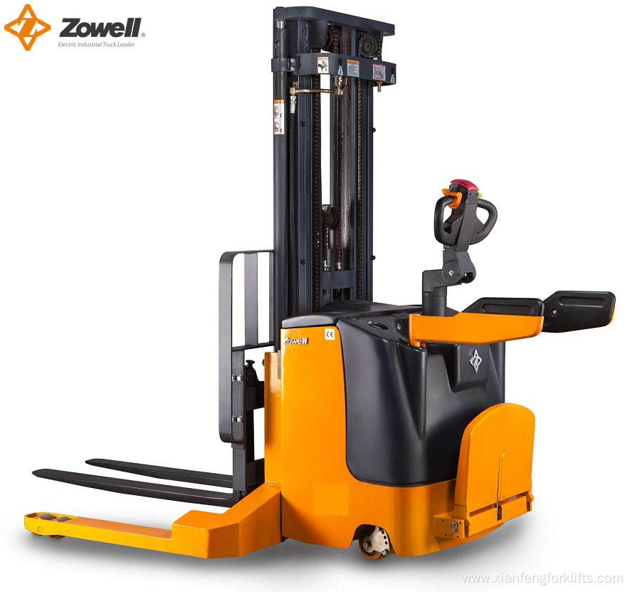 Electric Walkie Straddle pallet Stacker