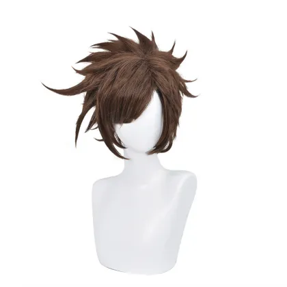 35cm Short Brown Joseph Joestar Cosplay Wig - JoJo's Bizarre Adventure