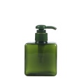 Green plastic petg hotel shampoo hand cream bottle