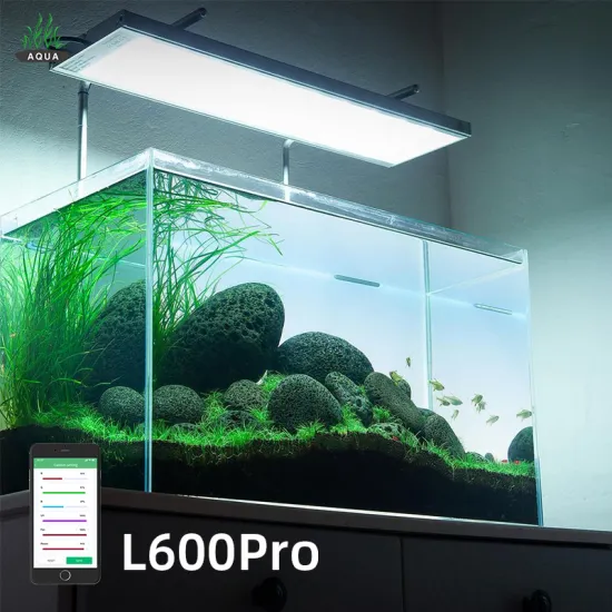 WEELAQUA L600D Pro LED Aquarium Lighting: Simulation of Sunrise and Sunset for Freshwater Aquatic Plants