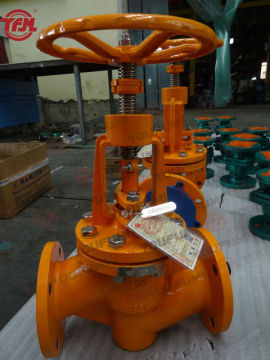 ANSI PFA Lined Globe Valve Flange types WCB