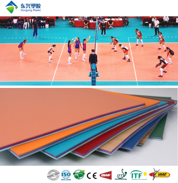 Indoor portable volleyball court flooring price