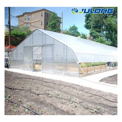 Hydroponics farm single-span agricultural greenhouse