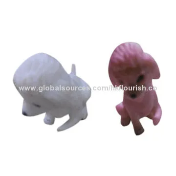 Plastic cute animal figure with color change for any figure