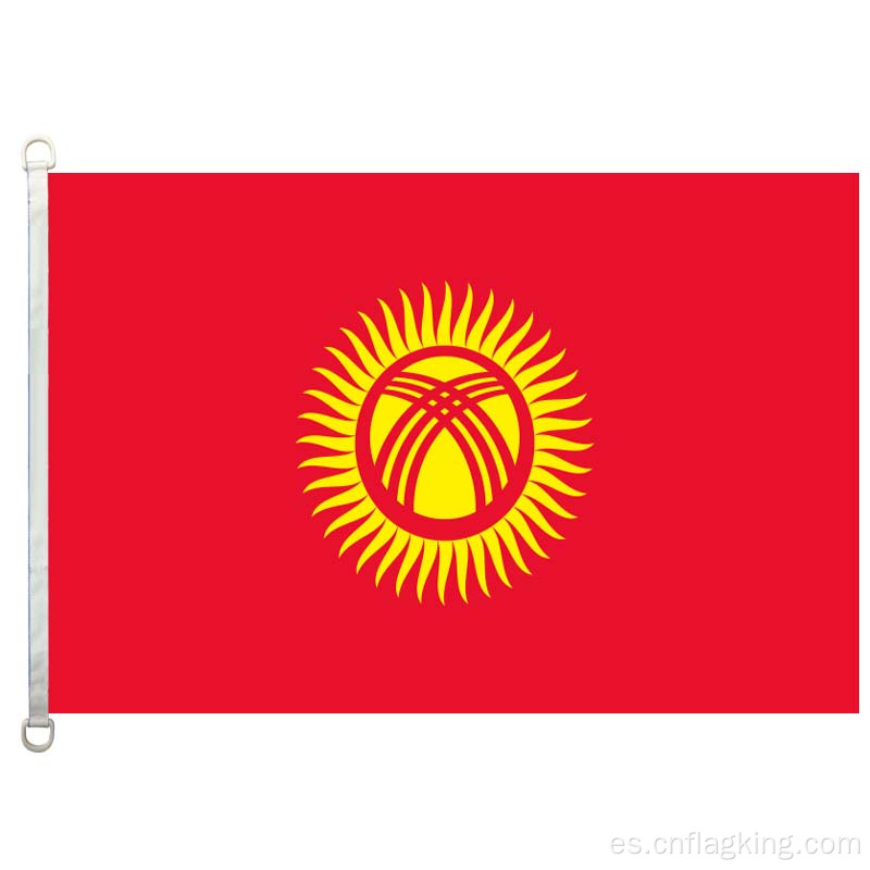 Bandera de Kirguistán 90 * 150 cm 100% poliéster