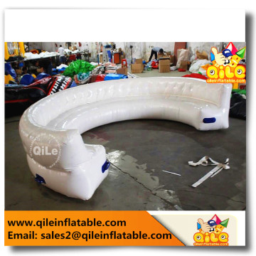 Giant inflatable chesterfield sofa Wholesale Relax Inflatable Outdoor soft Curved Sofa Modern living room furniture chair