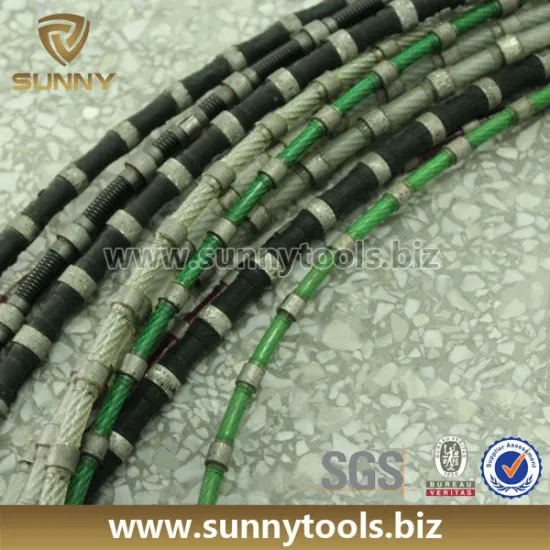 High Quality Rubber Connection Diamond Wire Saw for Concrete