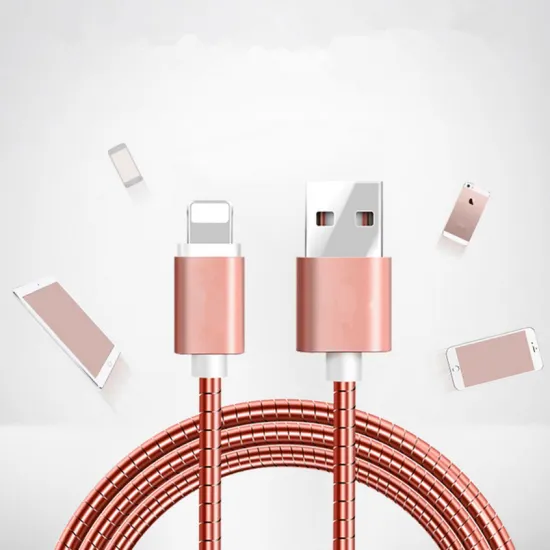 USB charger cable  metal braided