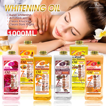Super Skin Whitening αμυγδαλέλαιο - Πρόσωπο, επισκευή σώματος &amp; ενυδατικό αιθέριο έλαιο
