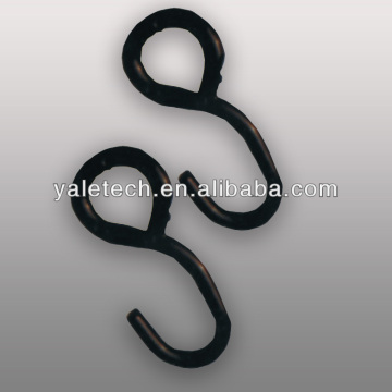 metal "S" hook for ratchet cargo strap(straps lashing)