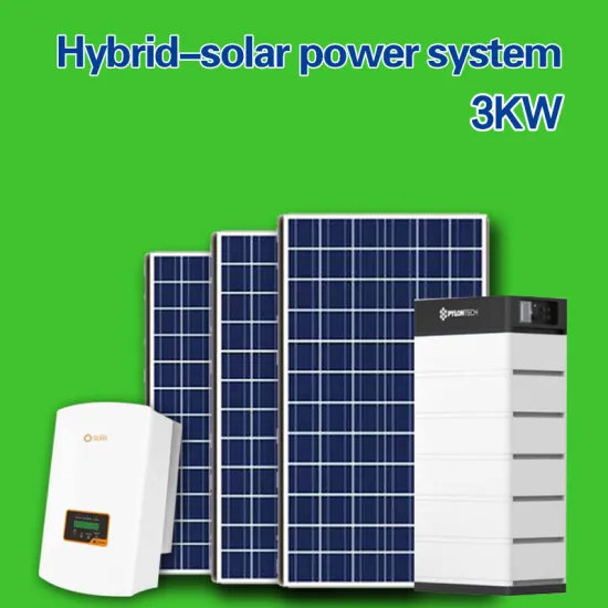 3kw Hybrid Home Solar Power System AC Lithium Battery Solar Energy System (Excluding stents) 5