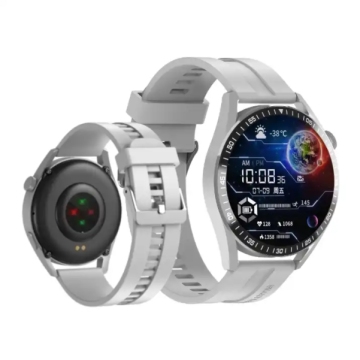 WH8 Round Smart Watch: Heart Rate & Fitness Tracker for Men and Women, IP68 Waterproof