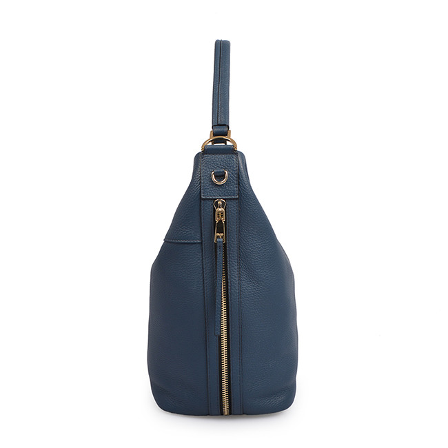 Genuine Leather Handle Large Tote Bags Felt Handbag for Woman