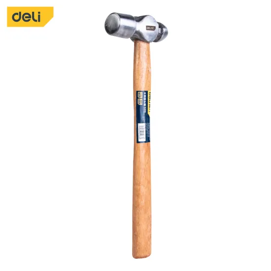Deli Tools DL5191 Low Price Mini Stainless Steel Wooden Handle Tool Ball Pein Engineers Hammer