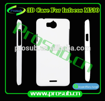 3d sublimation blank cell phone case cover skin for Prosub- Infocos M530