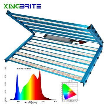 Best KingBrite 1000W 10 Bars LED Grow Lights with Samsung LM301H for Indoor Plants