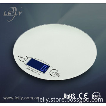 Leily digital precise round kitchen scale with anto off&tare funtion;