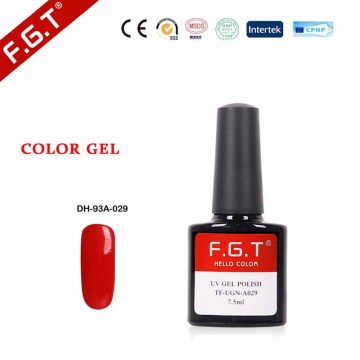 High Gloss FGT Easy Soak Off uv gel nails polish Manufacturer