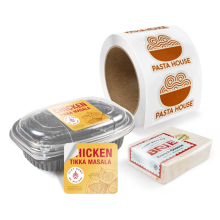 Self-adhesive Food Packaging Labels