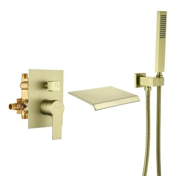 Bathtub Wall-Mounted Mixer Faucet Set