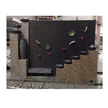 Modern Hotel Indoor Fountains and Waterfalls - Granite Stone Outdoor Fountain Design