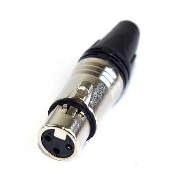High Quality Zinc XLR Cable Connector 3 Pin Plug Socket