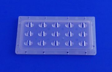 15w High Power Smd Led Street Light Lens , Led Lens Array With Pc Plastic