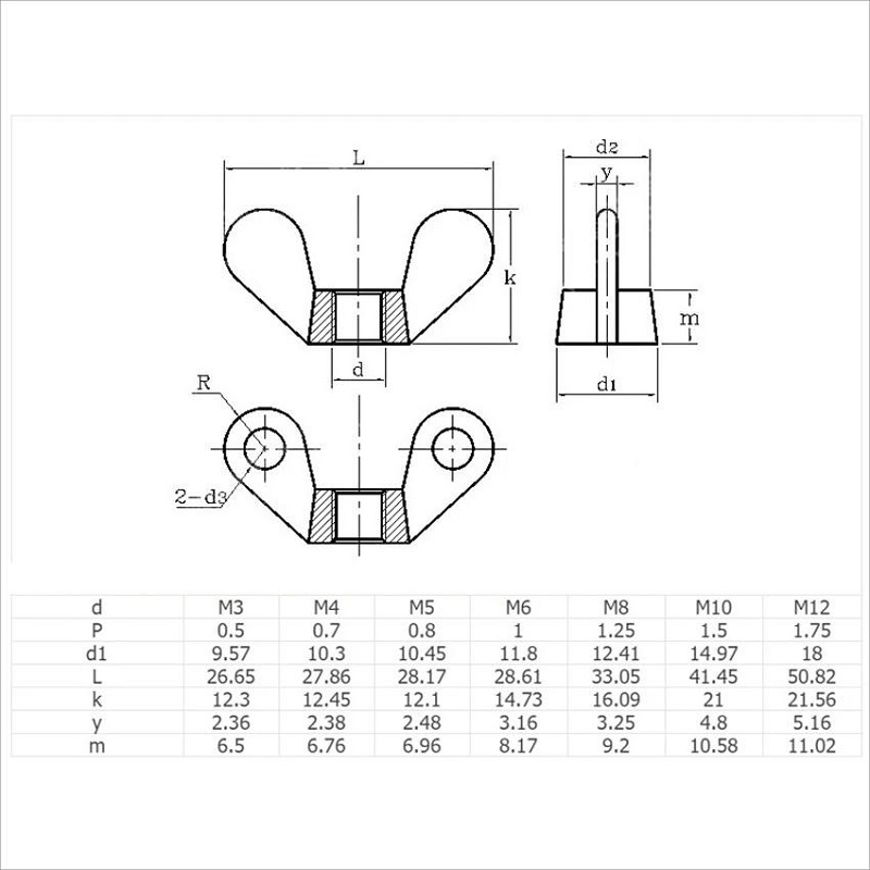 Brass Butterfly Nut 2