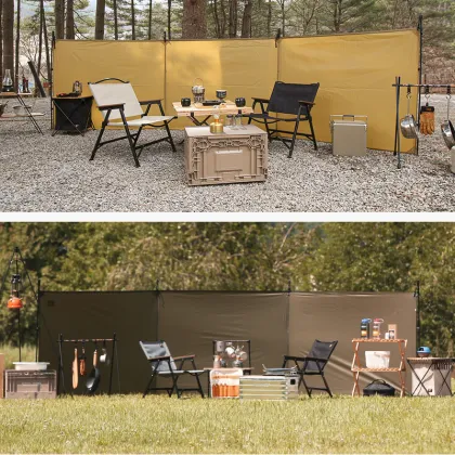 2023 New Camping Wind Break Screen for Privacy at Beach