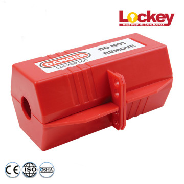 Large electrical plug safety lockout