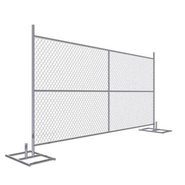 High Quality Galvanized 6x12 Temporary Chain Link Fence Panels