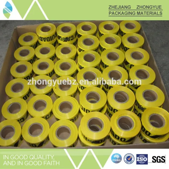 China Supplier 0.08 mm - 0.20 mm polyethylene warning tape