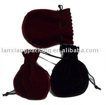 Velvet drawstring pouch