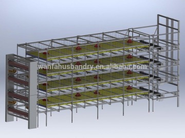 Poultry farm equipment automatic battery design layer chicken cage