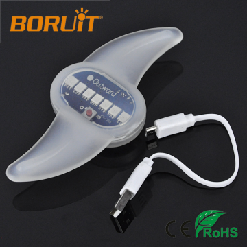 Sickle Shape Led Bicycle Wheel Colorfull Light With USB Charging Port